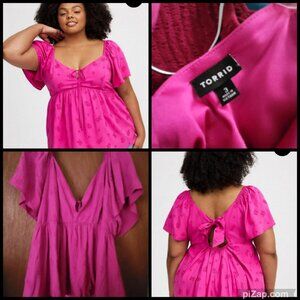 Torrid babydoll top EUC size 3x